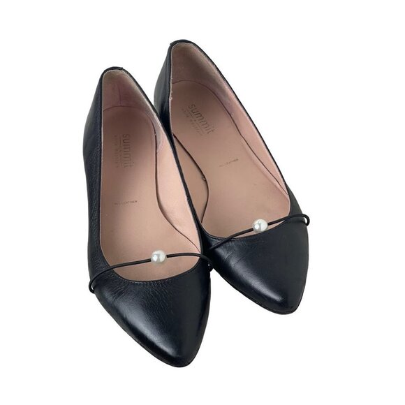 Summit by White Mountain womens shoe flat with pearl trim size 7.5 - Picture 2 of 5